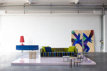 EROS - 4 seater fabric sofa by ERBA ITALIA - view 3